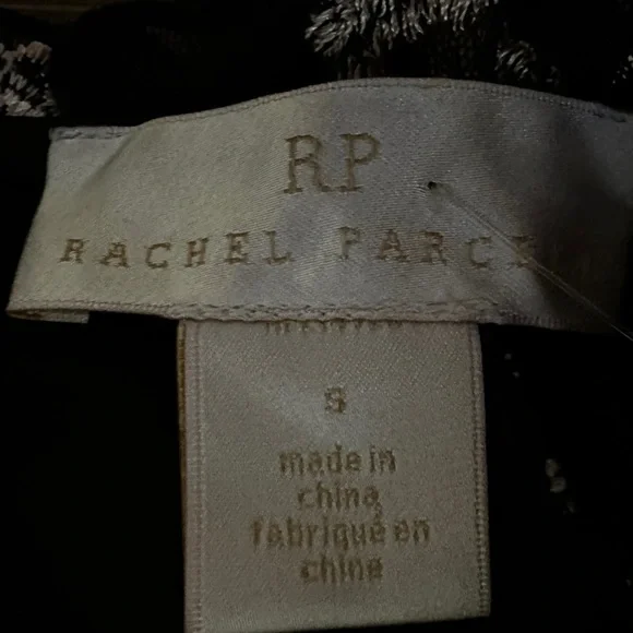 NEW Rachel Parcell Black soft pink Embroidered Floral
Tiered Dress size small - Picture 7 of 11